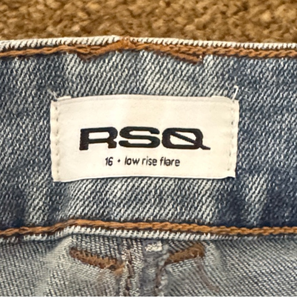 Youth RSQ Low Rise Flare Size 16 - Picture 4 of 7